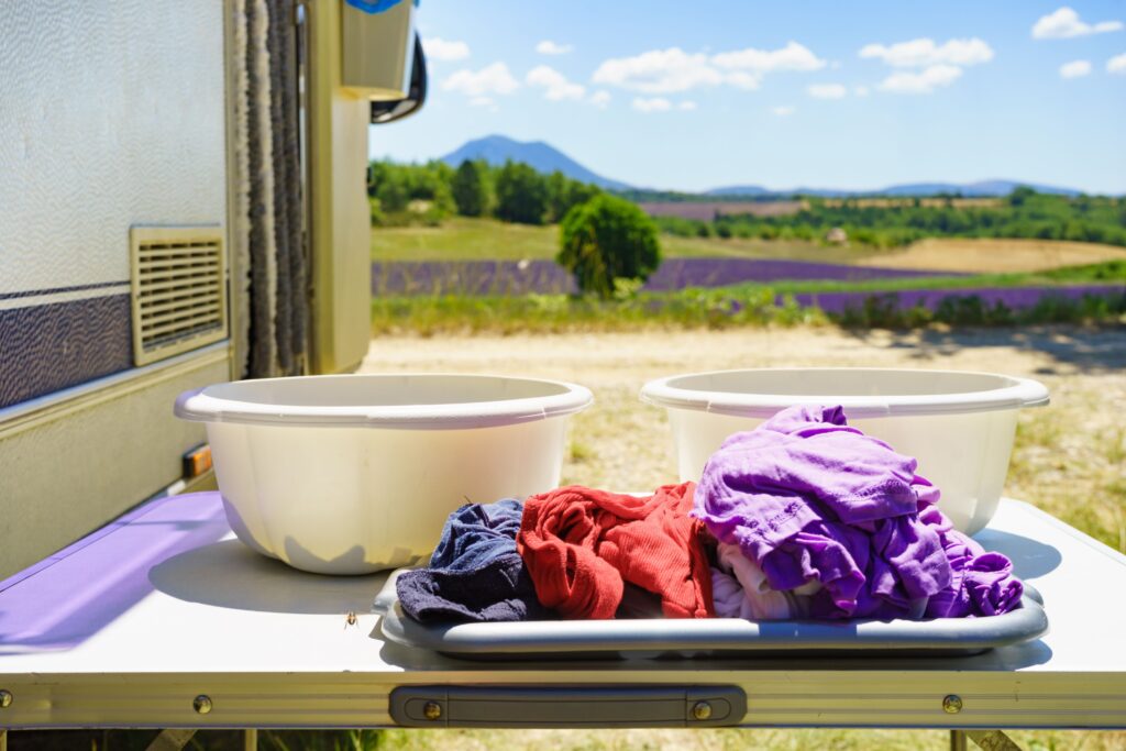 camping laundry